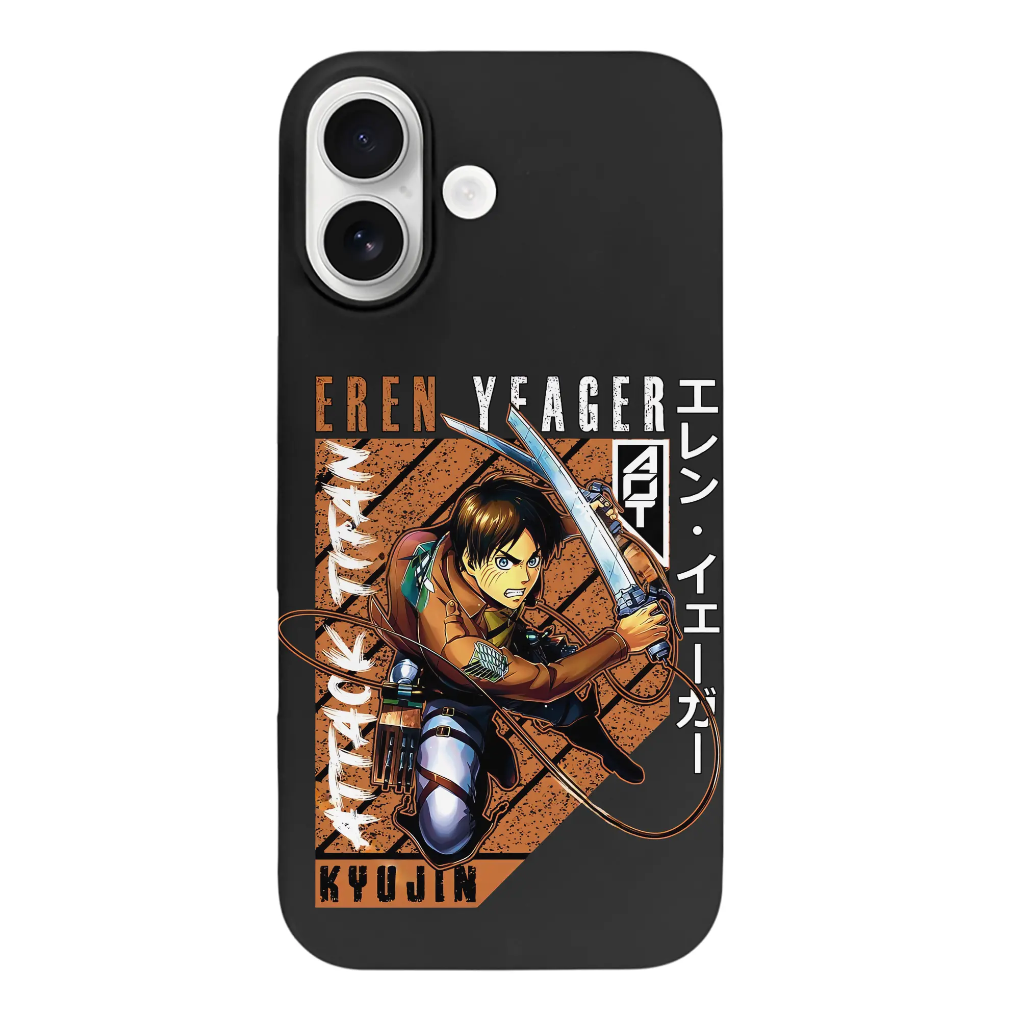 進撃の巨人 グッズ エレン・イェーガー - iPhone 17 シリーズ シリコンケース 薄型 耐衝撃 指紋防止 ソフトタッチカバー 精密フィット 傷防止 保護ケース iPhone 17/17 Air/17 Pro/17 Pro Max 対応